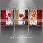 modern decor flower acrylic canvas framed oil painting