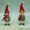 metal christmas boy and girl ornament for home decor