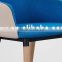 RCH-4195 Wood Frame Fabric Dining Chair Restaurant Armchair