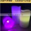 fashional remote control led candle with multi colour changing function for wedding decorative