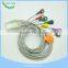 2015 hot sale ECG M1673A snap type 3 leadwires ECG cable
