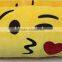 Hot sale plush emoji hand warmer/ Hand warmeremoji pillow/ Emoji hand warmer