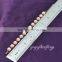 Elegant chain link stone bead fake pearl bracelet wholesale