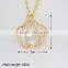 .com france charm custom alloy gold crystal necklace