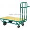 Steel Durable platform carry trolly for logistis equipment