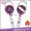 Diy Retractable Badge Holder Pull Reel With 360 Degree Swivel Clip