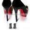 plastic transparent ladies high heel tips