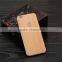 2 in 1 wood sticker phone case metal bumper cover for iphone 6 6s 4.7