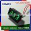 0.56" Red Green Blue LED Digital Voltmeter Volt Panel Meter Red color AC30-500V Voltage Panel Meter