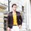 China Menswear Manufacturerr OEM Wholesale Men Slim Fit French Polka Dot Blazer