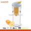Everich 16oz Double wall tritan tumbler with flip lip and fruit infuser