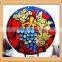 Dia 25cm modern wedding colored murano glass plates for decor