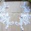 EXquisite Workmanship Retro Alencon Lace Flower Applique For Bridal Neck Decoration