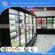 bright upright multi-door merchandiser glass doors