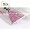 for iphone 5 5s relief pattern Transparent with diamonds mobile phone case