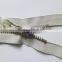 8# brass zipper shinny silver teeth zipper europe zipper teeth with european zipper slider open end zipper coate zipper
