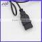 Hot selling electric car charger auto 12v male car cigarette lighter plug adapter with cable and USB connector