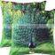 Indian Pillow Case Digitalprint Dancing Peacock Cushion Cover