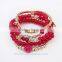 Latest style charm bracelet gold jewellery women bracelets,rose bracelet,metal bracelet