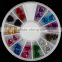 3D DIY Bead Decoration Colorful Shiny Rhinestone Rose Flowers Alloy Nail Art Tools for Glitter Manicure Tools