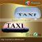 Hot sale cheap white color housing taxi light with cable use for taxi car