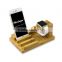 Factory Wholesale eco-friendly bamboo mobile phone holder for iphone fashion multifunction bamboo phone holder