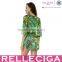 RELLECIGA 2016 Peachy leopard Sheer Chiffon Beachwear dress