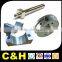 aluminum steel brass plastic cnc turned parts