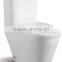 washdown two piece wc square big toilet bowl set