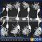 Connectable outdoor waterfall multi color led curtain light
