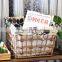 7 hand woven - pastoral style - straw - Storage Basket - Storage Basket - sundry basket - woven baskets woven basket