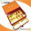 High Quality Custom Handmade gold tray chocolate box