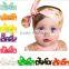 new born baby elastic headband baby girls knot headband