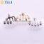 <<<2016 Hot Sale Cool European Style Women Unique Party Rhinestone Alloy Rake Stud Earring/