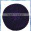 purple and black popcorn knit women beret