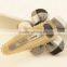 MS81090C British style kids girls hair accessories checked design hairpin