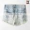 fashion design hot sale ripped denim shorts for women (JXY057 )