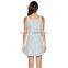 washed unlined waist drawstring design fashion dresses JXH400