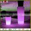 Outdoor Led Flowerpot/Glowing Plastic Flowerpot With RGB Light Glowing Lamp