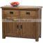 Solid Wood 2 Door 2 Drawer Sideboard