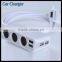 3 Cigarette Outlet Adapter Usb 4 Ports Car Charger