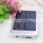Environment care external battery new solar power bank 5000mah solar Charger Powerbank For mobile phone