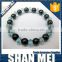 fashion custom hematite stone bead bracelet