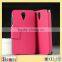 Shemax Newest flip magnetic buckle wallet case leather cover for Sony c5
