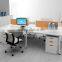 Modern design 6 person computer working station partition table big size office partition design