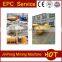 EW cell, desorption column for gold enrichment and gold extraction, mining EW process