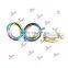 Alloy Rainbow Color Magnets Open Story Charms Lockets Girl Gifts (RLE-51024)