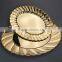 10x16"Disposable Gold Oval plate,Plastic Salad Plates