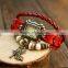 In Stock Women's Ladies Girls Retro Xmas Party Brithday Gift Heart Dress Quartz Wrist Hand Charm stainless steel back watch case