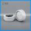 Screw cap compact powder case with window